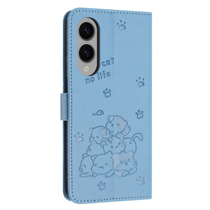 Flip Cover Samsung Galaxy S25 5g Edge Kattehistorie