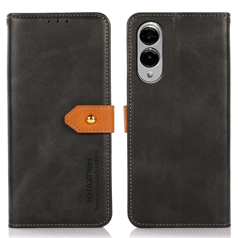 Flip Cover Samsung Galaxy S25 5g Edge Khazneh Guldlås