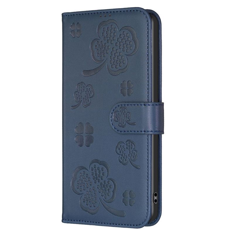 Flip Cover Samsung Galaxy S25 5g Edge Kløvermønster