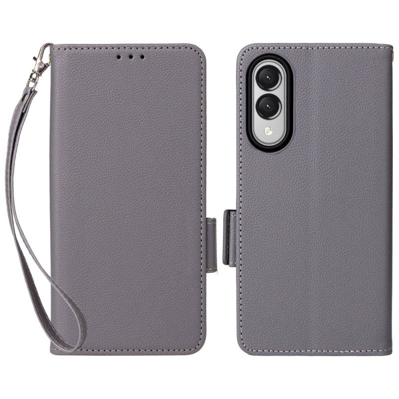 Flip Cover Samsung Galaxy S25 5g Edge Kunstlæder Med Rem