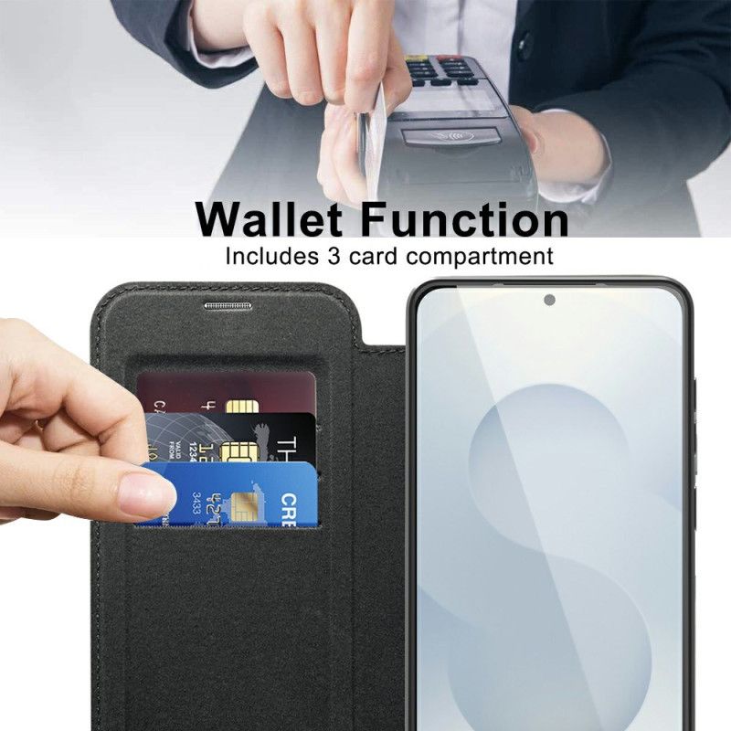 Flip Cover Samsung Galaxy S25 5g Edge Magsafe Kompatibel Med Rfid-blokering