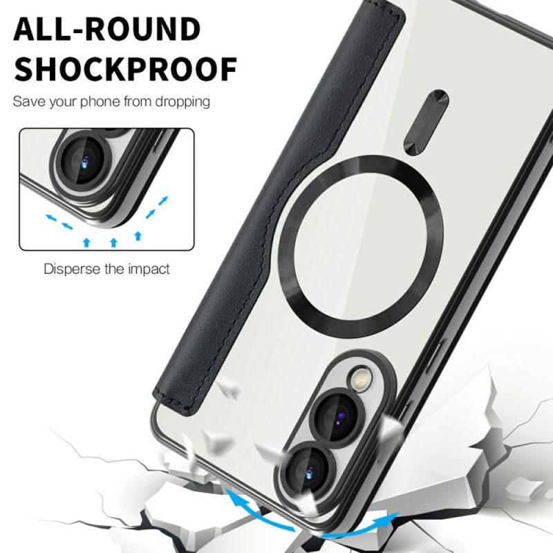 Flip Cover Samsung Galaxy S25 5g Edge Magsafe Kompatibel Med Rfid-blokering