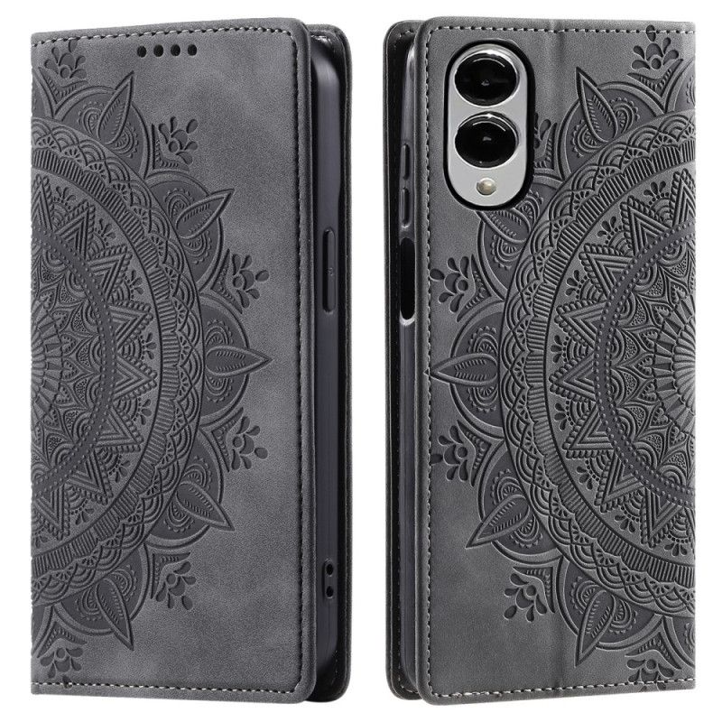 Flip Cover Samsung Galaxy S25 5g Edge Mandala Ruskindseffekt