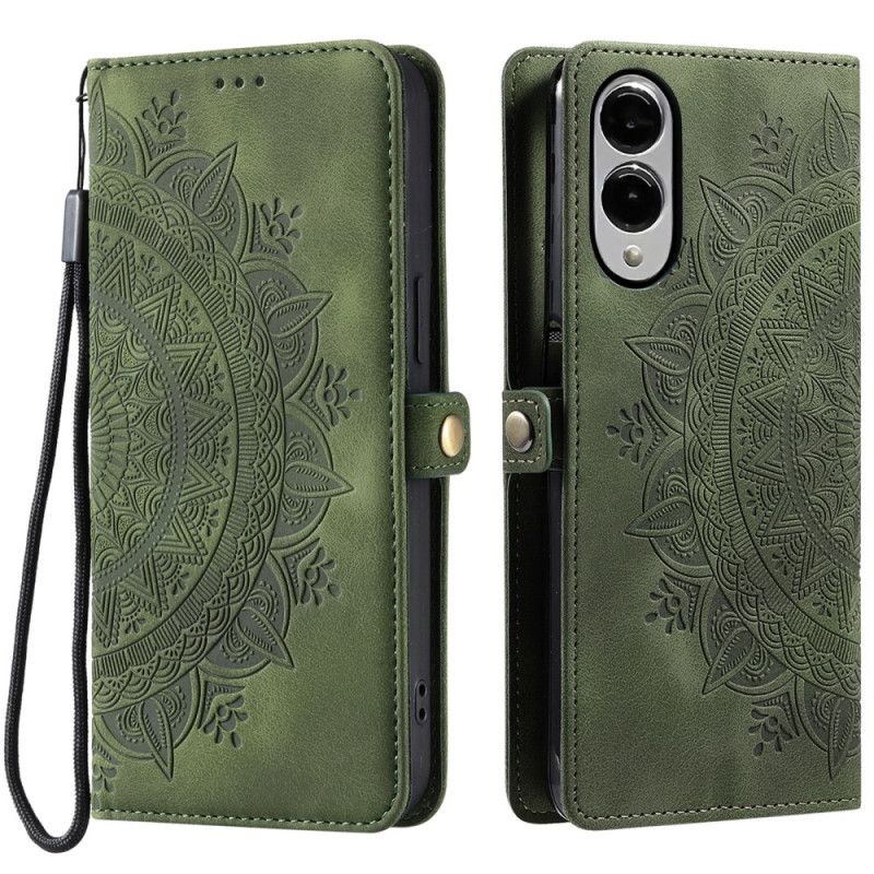 Flip Cover Samsung Galaxy S25 5g Edge Mandala Ruskindseffekt