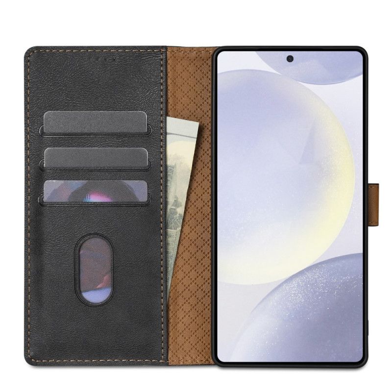 Flip Cover Samsung Galaxy S25 5g Edge N.bekus Vintage-stil
