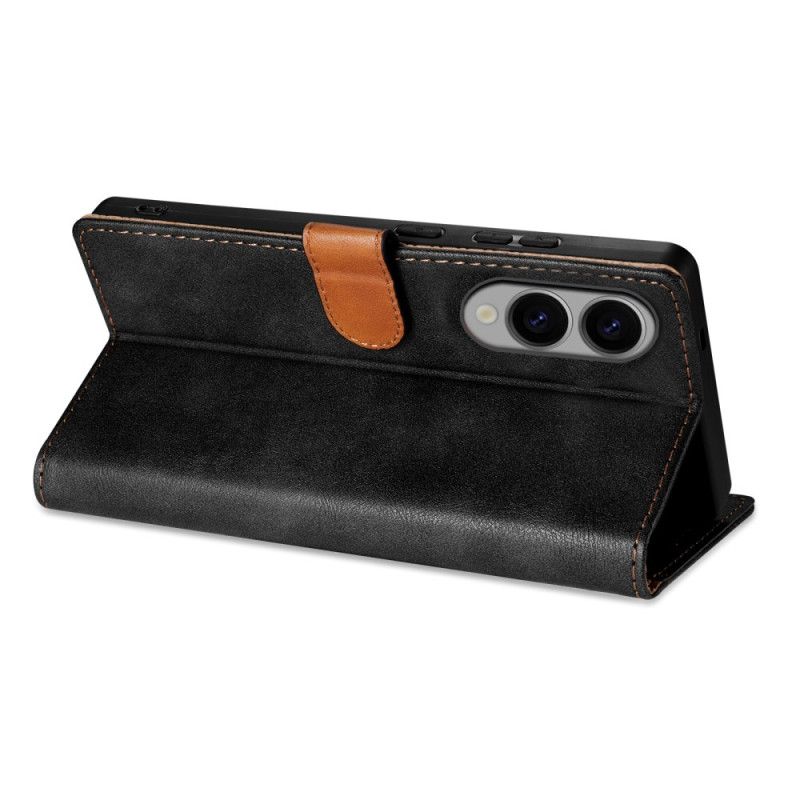 Flip Cover Samsung Galaxy S25 5g Edge N.bekus Vintage-stil