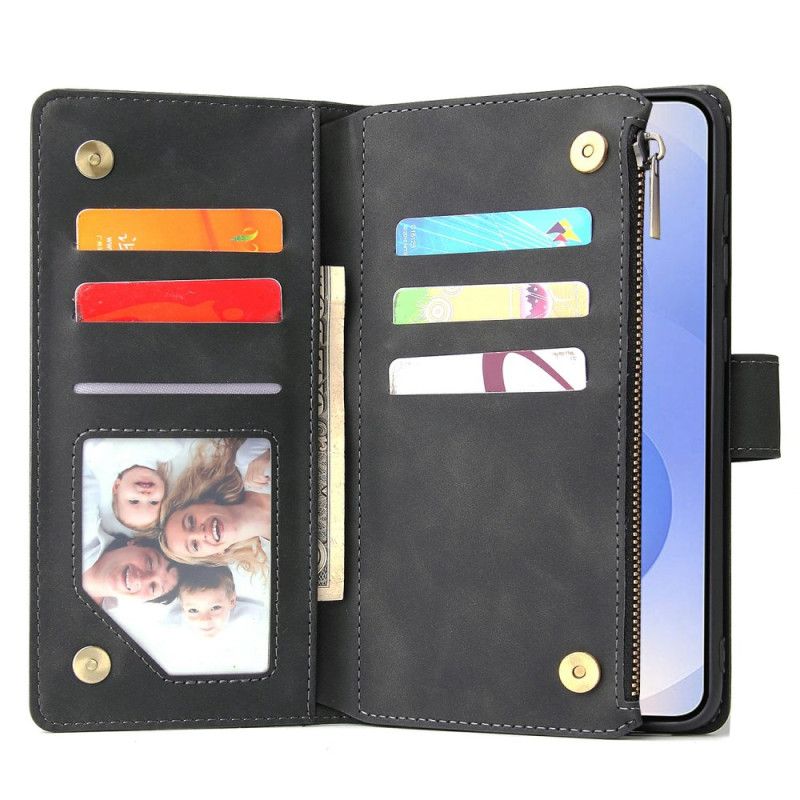 Flip Cover Samsung Galaxy S25 5g Edge Pung Med Ruskindseffekt