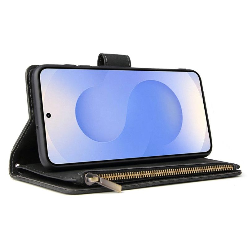 Flip Cover Samsung Galaxy S25 5g Edge Pung Med Ruskindseffekt