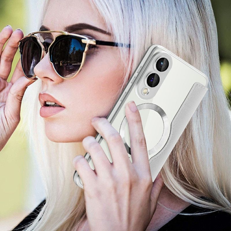 Flip Cover Samsung Galaxy S25 5g Edge Quiltet Magsafe-kompatibel