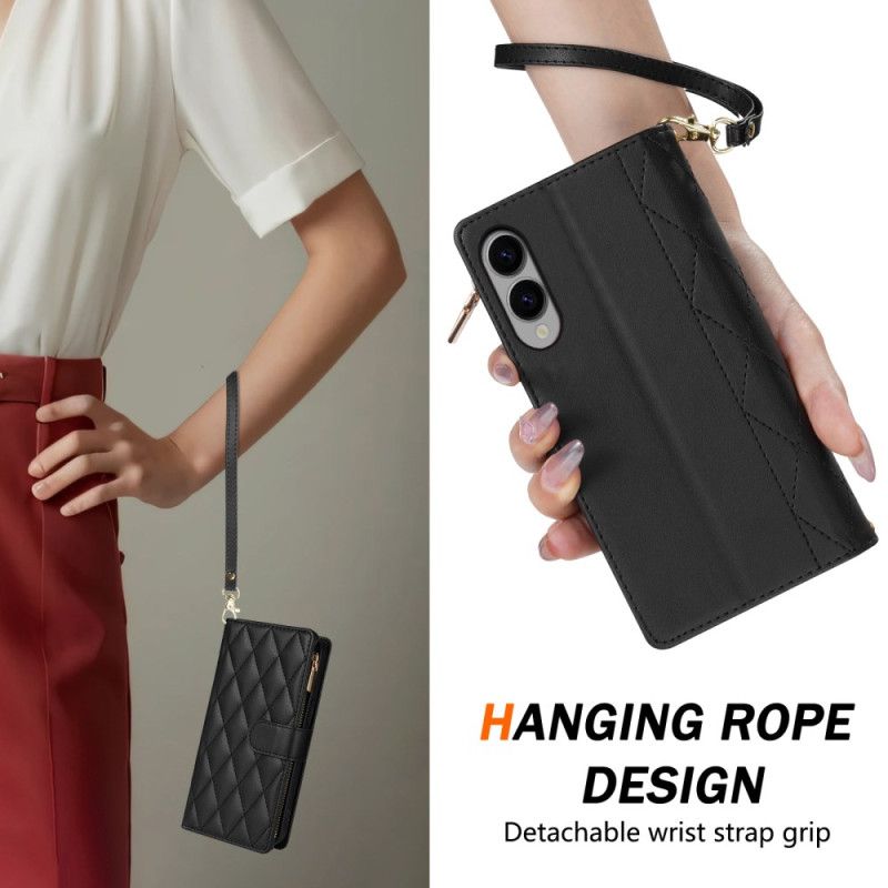 Flip Cover Samsung Galaxy S25 5g Edge Quiltet Pung