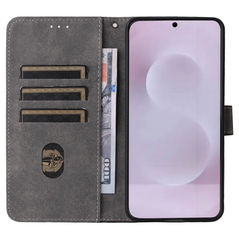 Flip Cover Samsung Galaxy S25 5g Edge Rfid-funktion Med Rem