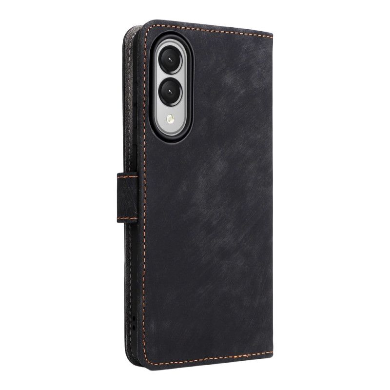 Flip Cover Samsung Galaxy S25 5g Edge Rfid-funktion Med Rem