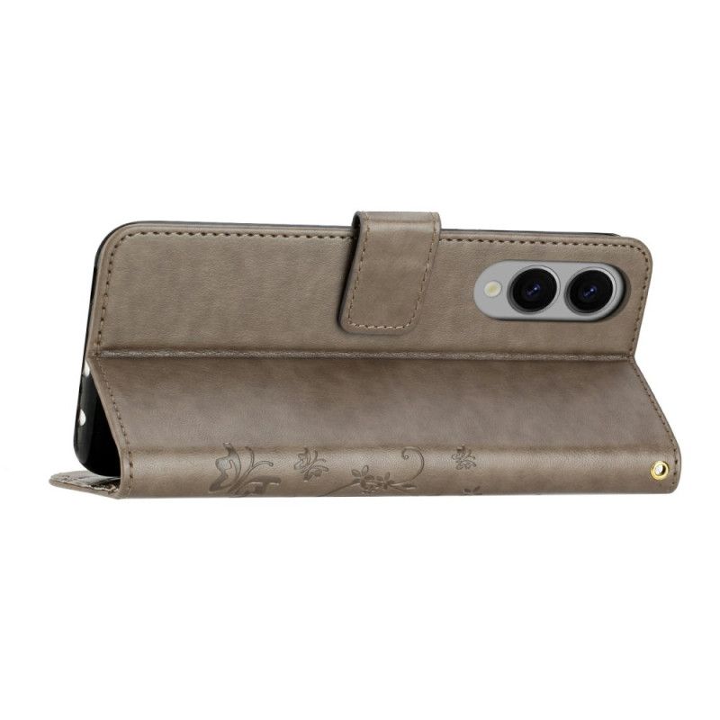 Flip Cover Samsung Galaxy S25 5g Edge Små Blomster