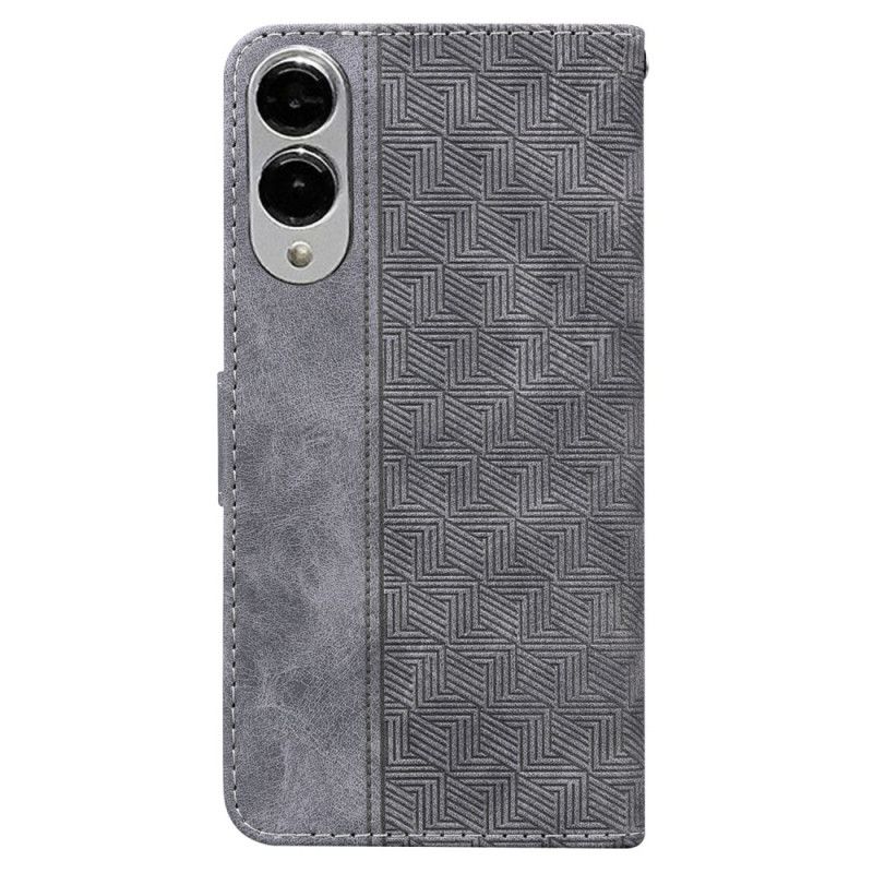 Flip Cover Samsung Galaxy S25 5g Edge Vævet Mønster