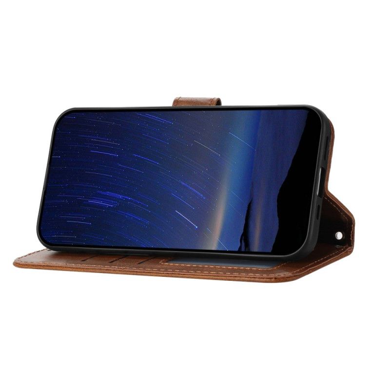 Flip Cover Samsung Galaxy S25 5g Edge Vintage Pung Med Rem Og Skulderrem