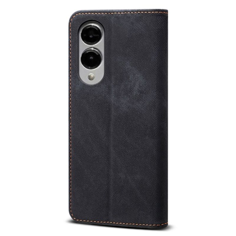 Flip Cover Til Samsung Galaxy S25 5g Edge Denimstof