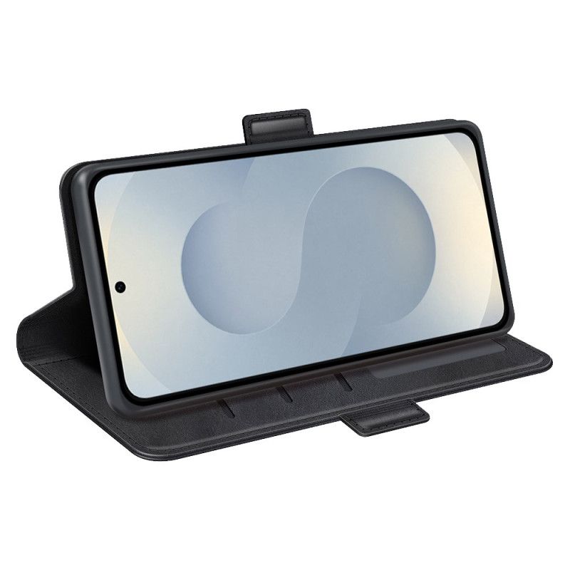 Flip Cover Til Samsung Galaxy S25 5g Edge Dobbelt Magnetisk Lukning