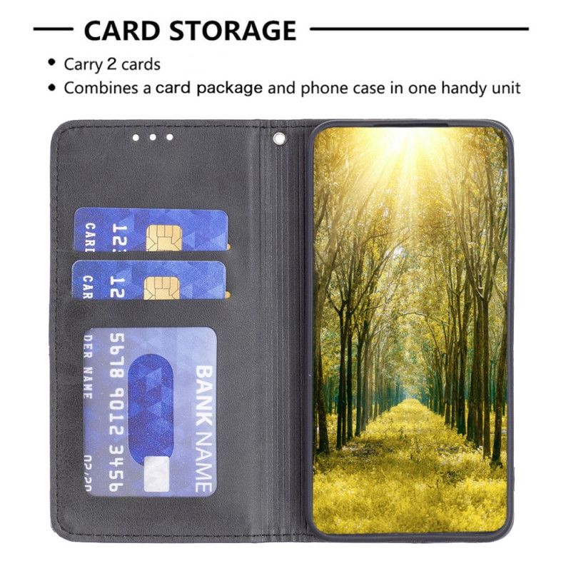 Flip Cover Til Samsung Galaxy S25 5g Edge Geometrisk Mønster