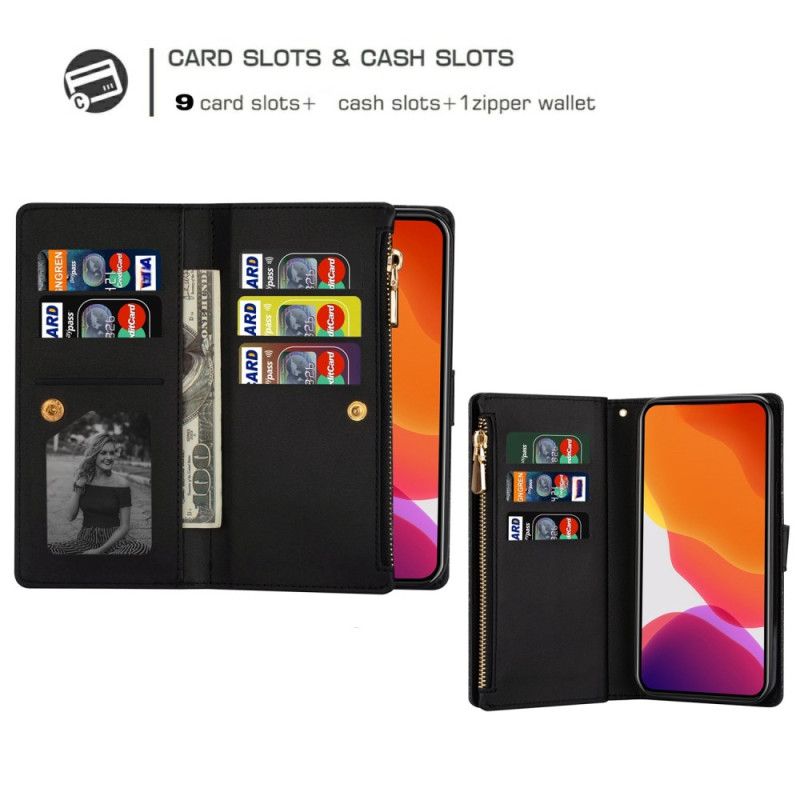 Flip Cover Til Samsung Galaxy S25 5g Edge Pung Med Pailletteremme