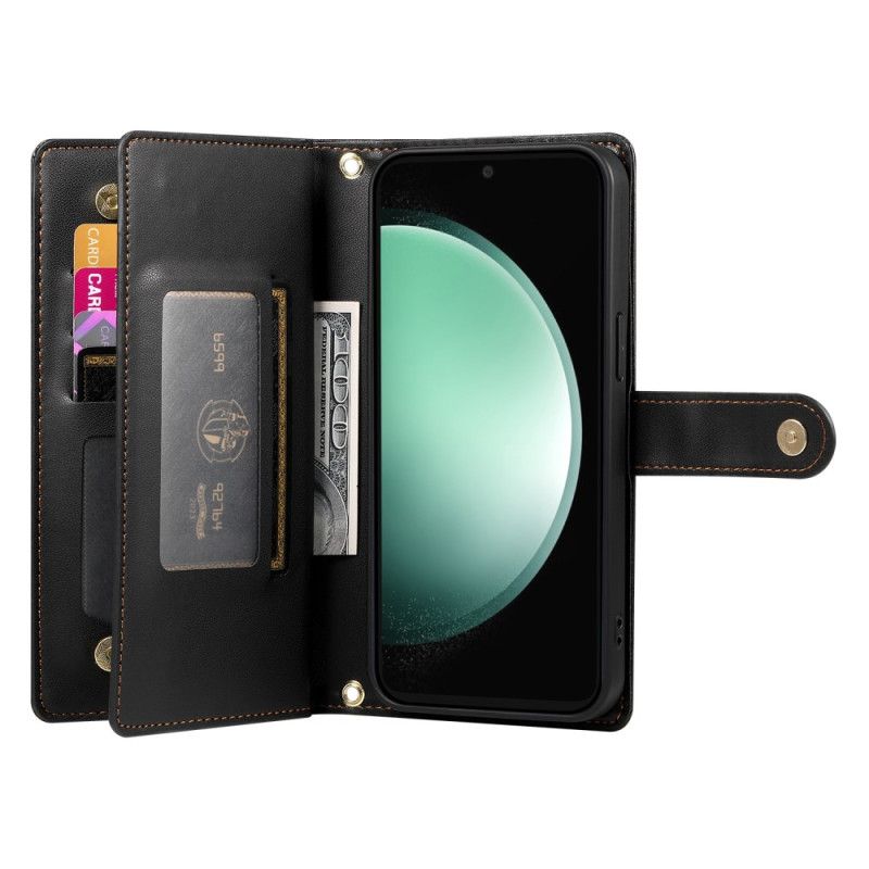 Flip Cover Til Samsung Galaxy S25 5g Edge Pung Med Stropper