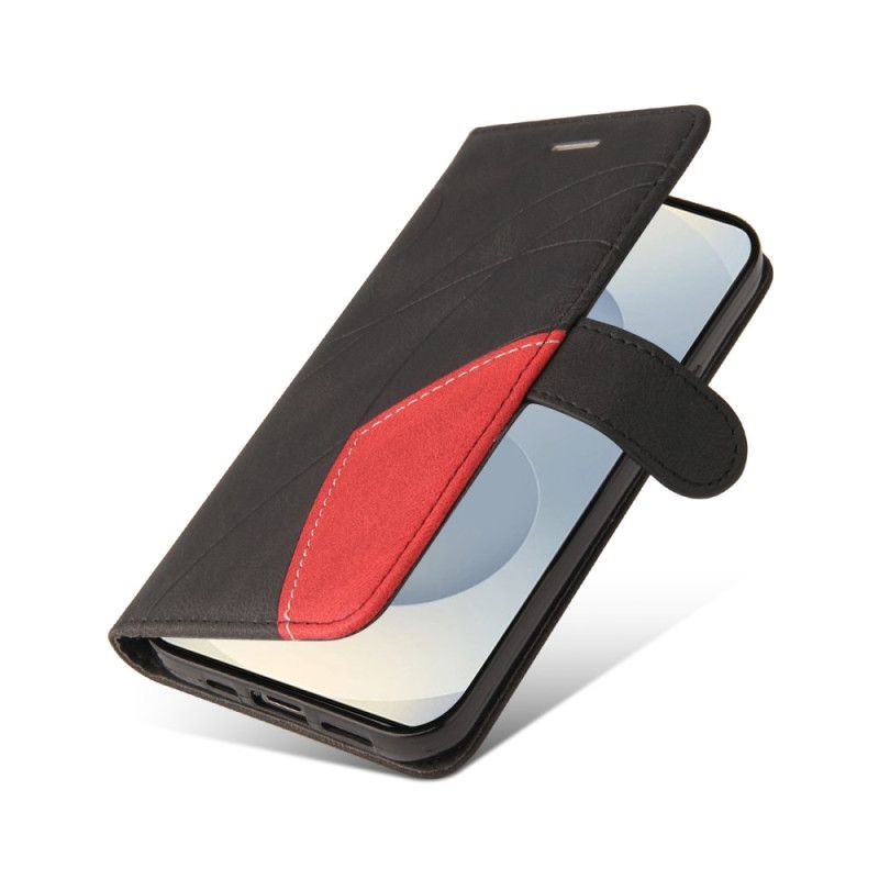 Flip Cover Til Samsung Galaxy S25 5g Edge Tofarvet Krusning