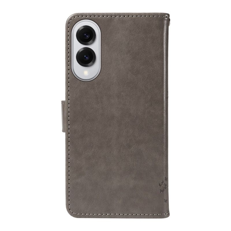 Flip Cover Til Samsung Galaxy S25 5g Edge Træ Og Kat