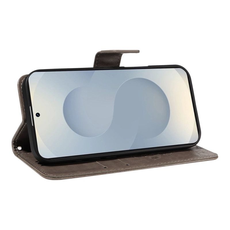 Flip Cover Til Samsung Galaxy S25 5g Edge Træ Og Kat