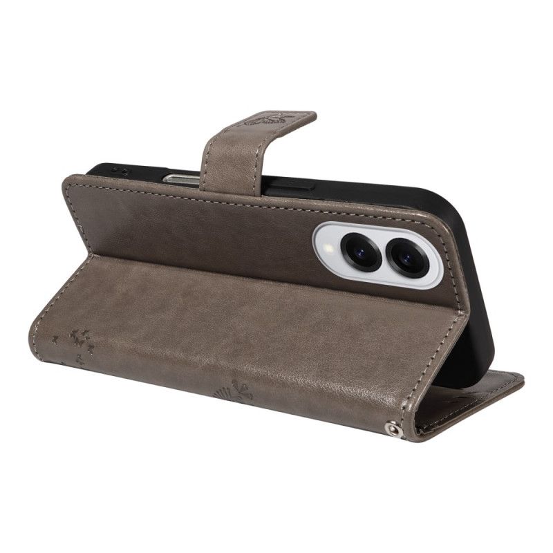 Flip Cover Til Samsung Galaxy S25 5g Edge Træ Og Kat