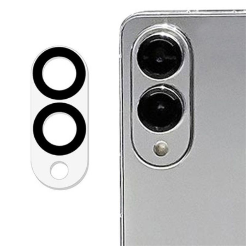 Hærdet Glaslinsebeskytter Til Samsung Galaxy S25 Edge (sort Cirkulært Design)