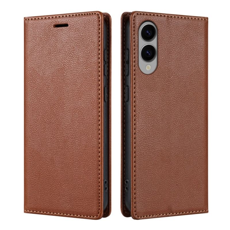 Læder Cover Samsung Galaxy S25 5g Edge Klassisk Stil