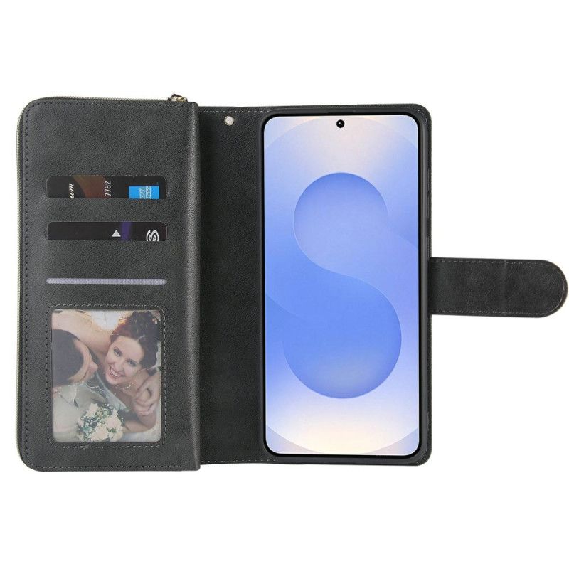 Læder Cover Samsung Galaxy S25 5g Edge Pung Og Etui