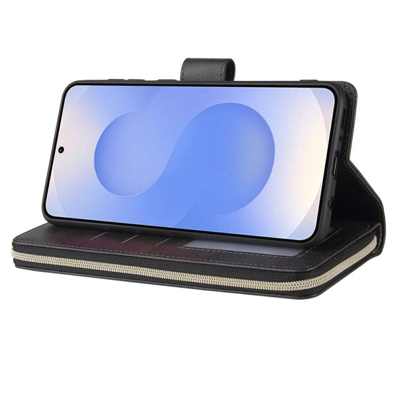 Læder Cover Samsung Galaxy S25 5g Edge Pung Og Etui