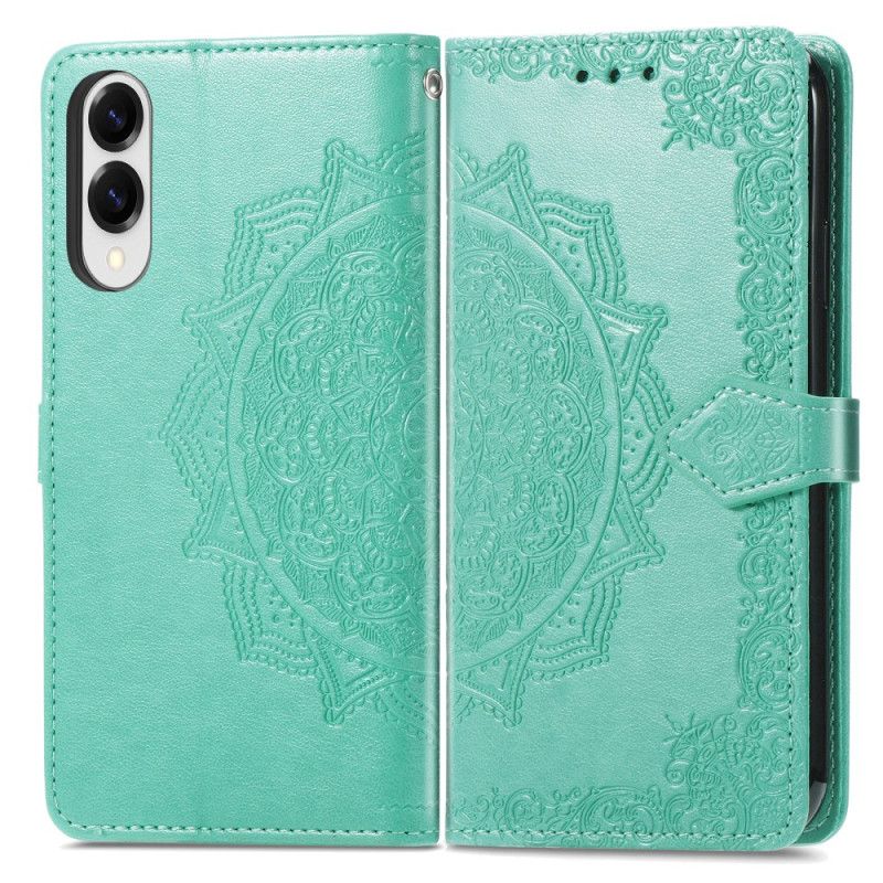 Læder Cover Samsung Galaxy S25 5g Edge Telefon Etui Barok Mandala