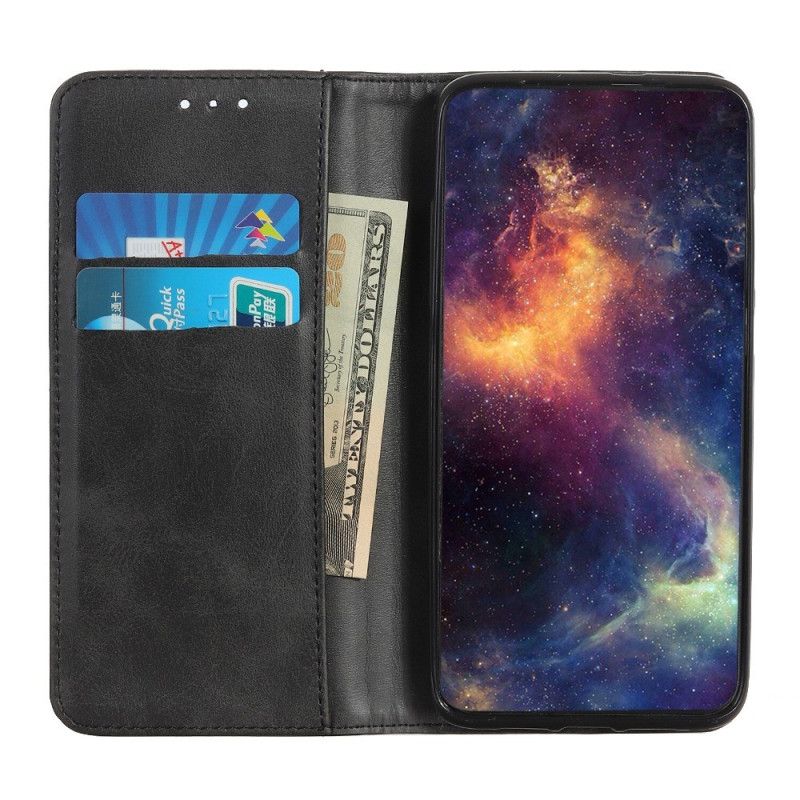 Læder Cover Samsung Galaxy S25 5g Edge Telefon Etui Lædertekstur