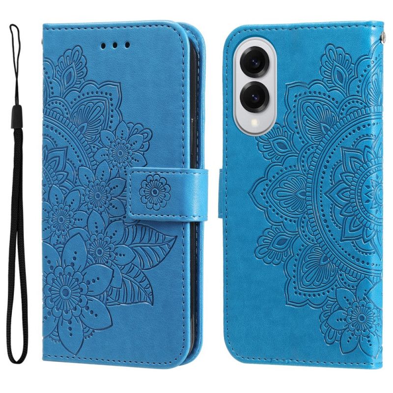Læder Cover Samsung Galaxy S25 5g Edge Telefon Etui Mandala-print