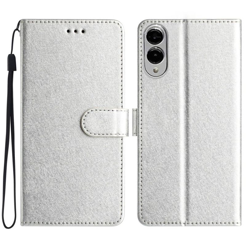 Læder Cover Samsung Galaxy S25 5g Edge Telefon Etui Silketekstur