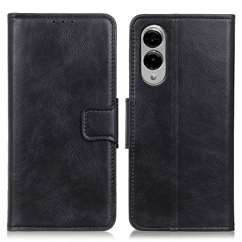 Læder Cover Samsung Galaxy S25 5g Edge Telefon Etui Tan Design