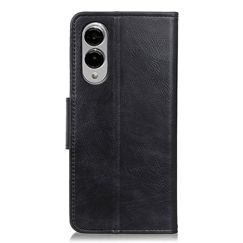 Læder Cover Samsung Galaxy S25 5g Edge Telefon Etui Tan Design