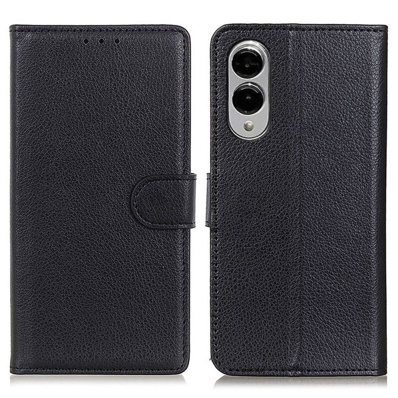 Læder Cover Samsung Galaxy S25 5g Edge Telefon Etui Traditionelt Kunstlæder