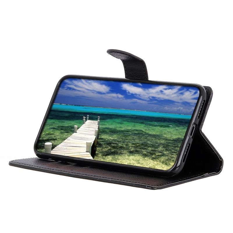 Læder Cover Samsung Galaxy S25 5g Edge Telefon Etui Traditionelt Kunstlæder