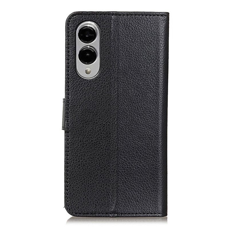 Læder Cover Samsung Galaxy S25 5g Edge Telefon Etui Traditionelt Kunstlæder