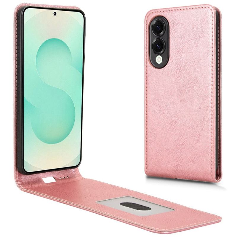 Læder Cover Samsung Galaxy S25 5g Edge Telefon Etui Vertikalt Design