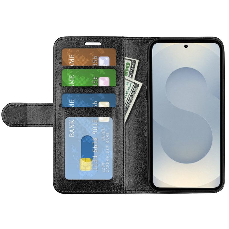 Læder Cover Samsung Galaxy S25 5g Edge Telefon Etui Vintage