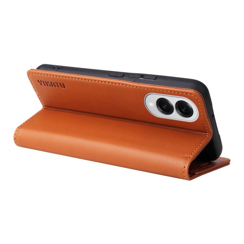 Læder Cover Samsung Galaxy S25 5g Edge Telefon Etui Yikatu