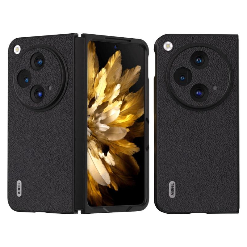 Cover Oppo Find N3 Abeel Ægte Lychee Læder