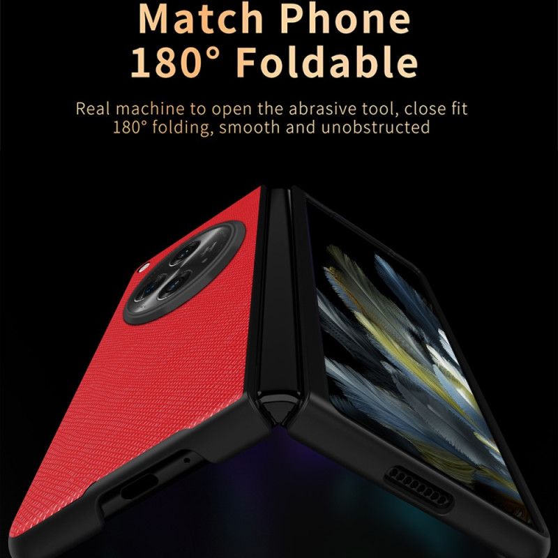 Cover Oppo Find N3 Åben Vævet Tekstur