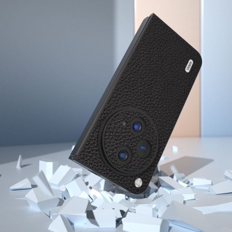 Cover Oppo Find N3 Ægte Lychee Læder Abeel