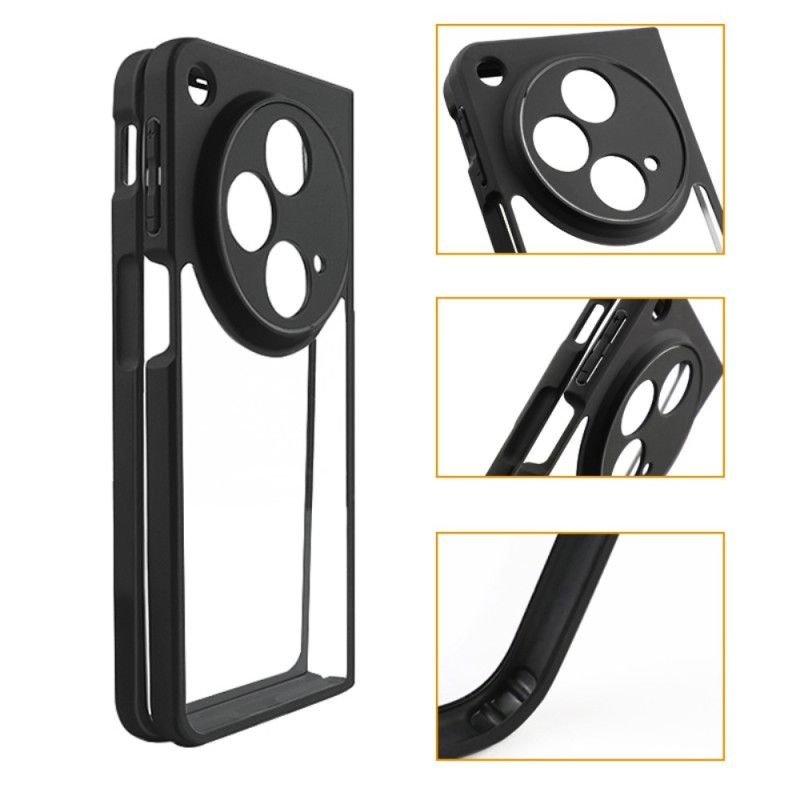 Cover Oppo Find N3 Klar Med Sort Kant