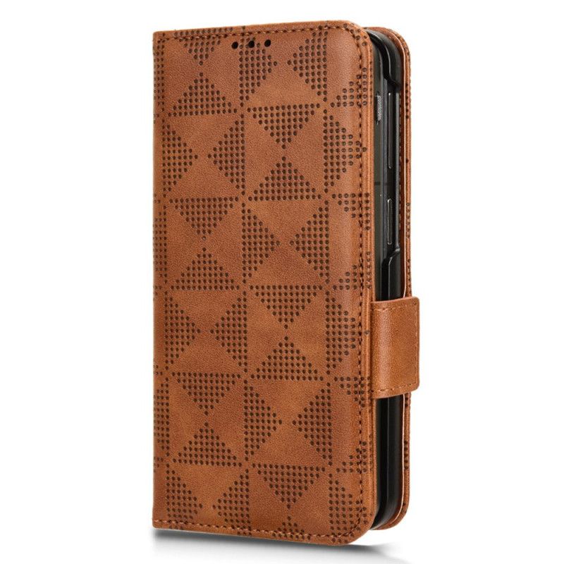 Flip Cover Oppo Find N3 Trekantmønster