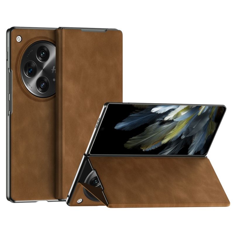 Læder Cover Oppo Find N3 Telefon Etui Klassisk Nappa Læder